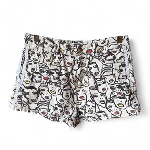 Adidas x Fiorucci Highlight Face Jean Shorts